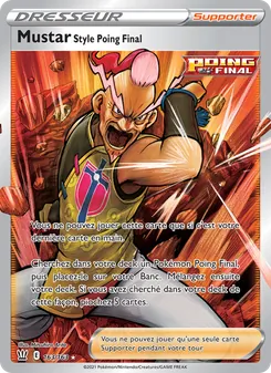 Carte Pokémon Mustar Style Poing Final 163 — Styles de combat