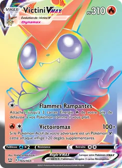 Carte Pokémon Victini VMAX 165 — Styles de combat