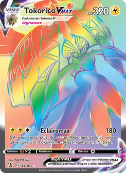 Carte Pokémon Tokorico VMAX 166 — Styles de combat