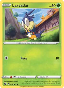 Carte Pokémon Larvadar 17 — Styles de combat