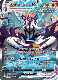Carte Pokémon Shifours Mille Poings VMAX 170 — Styles de combat