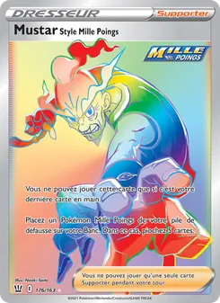 Carte Pokémon Mustar Style Mille Poings 176 — Styles de combat