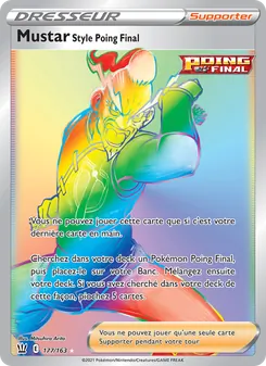 Carte Pokémon Mustar Style Poing Final 177 — Styles de combat