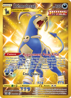 Carte Pokémon Démolosse 179 — Styles de combat