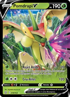 Carte Pokémon Pomdrapi V 18 — Styles de combat