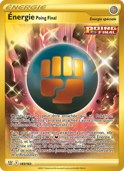 Carte Pokémon Énergie Poing Final 183 — Styles de combat