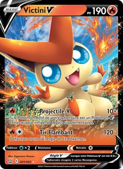 Carte Pokémon Victini V 21 — Styles de combat