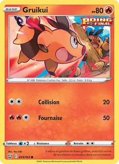 Carte Pokémon Gruikui 23 — Styles de combat