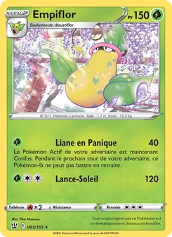 Carte Pokémon Empiflor 3 — Styles de combat