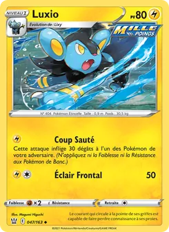 Carte Pokémon Luxio 47 — Styles de combat