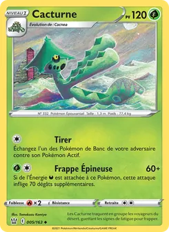 Carte Pokémon Cacturne 5