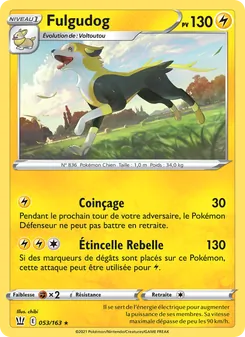 Carte Pokémon Fulgudog 53 — Styles de combat