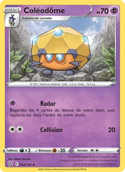 Carte Pokémon Coléodôme 64 — Styles de combat