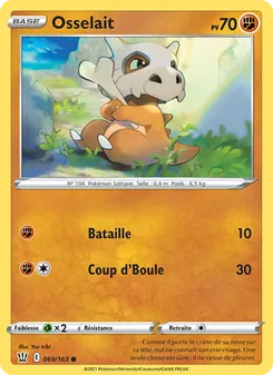Carte Pokémon Osselait 69 — Styles de combat