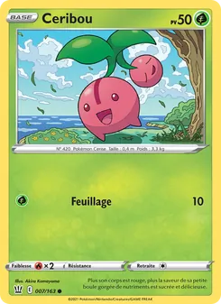 Carte Pokémon Ceribou 7