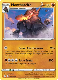 Carte Pokémon Monthracite 80 — Styles de combat