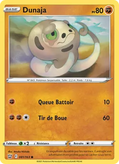Carte Pokémon Dunaja 81 — Styles de combat