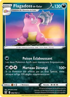 Carte Pokémon Flagadoss de Galar 92 — Styles de combat