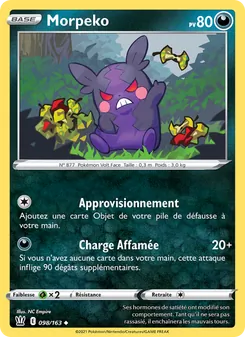 Carte Pokémon Morpeko 98 — Styles de combat