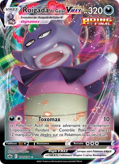 Carte Pokémon Roigada de Galar VMAX 100 — Règne de Glace