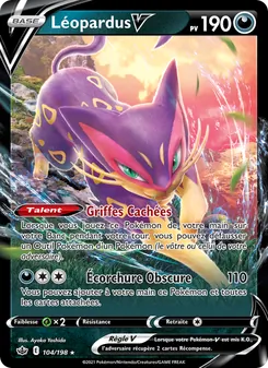 Carte Pokémon Léopardus V 104 — Règne de Glace