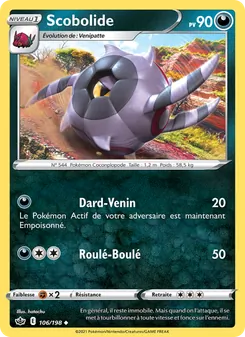 Carte Pokémon Scobolide 106 — Règne de Glace