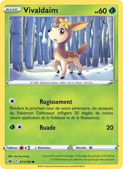 Carte Pokémon Vivaldaim 11 — Règne de Glace
