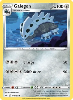 Carte Pokémon Galegon 110 — Règne de Glace