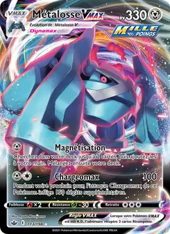 Carte Pokémon Métalosse VMAX 113 — Règne de Glace