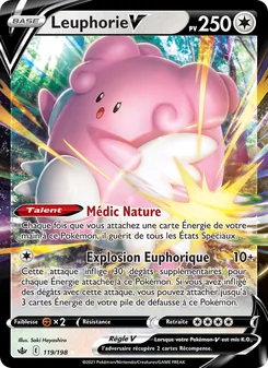 Carte Pokémon Leuphorie V 119 — Règne de Glace