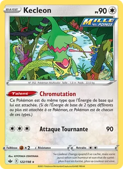 Carte Pokémon Kecleon 122 — Règne de Glace