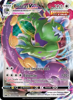 Carte Pokémon Boréas VMAX 125 — Règne de Glace