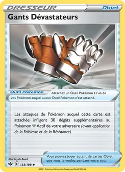 Carte Pokémon Gants Dévastateurs 133 — Règne de Glace