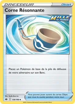 Carte Pokémon Corne Résonnante 136 — Règne de Glace