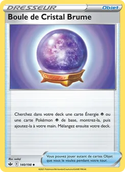 Carte Pokémon Boule de Cristal Brume 140 — Règne de Glace