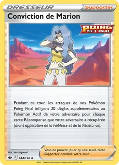 Carte Pokémon Conviction de Marion 144 — Règne de Glace
