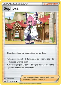 Carte Pokémon Sophora 145 — Règne de Glace