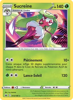 Carte Pokémon Sucreine 15 — Règne de Glace