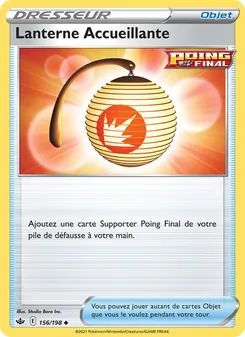 Carte Pokémon Lanterne Accueillante 156 — Règne de Glace
