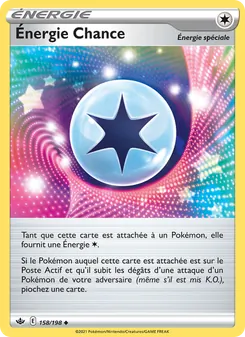 Carte Pokémon Énergie Chance 158 — Règne de Glace