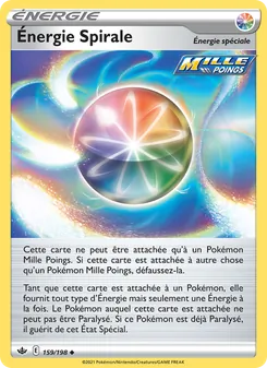 Carte Pokémon Énergie Spirale 159 — Règne de Glace