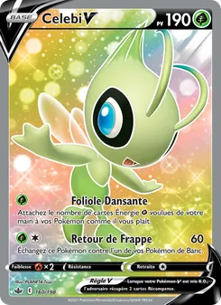 Carte Pokémon Celebi V 160 — Règne de Glace