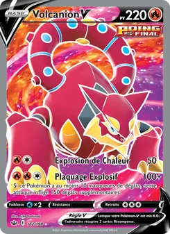 Carte Pokémon Volcanion V 162 — Règne de Glace