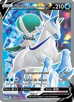 Carte Pokémon Sylveroy Cavalier du Froid V 163 — Règne de Glace
