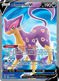 Carte Pokémon Léopardus V 180 — Règne de Glace