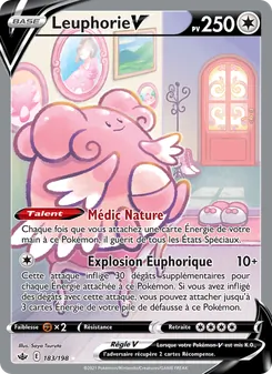 Carte Pokémon Leuphorie V 183 — Règne de Glace