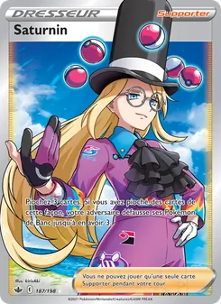 Carte Pokémon Saturnin 187 — Règne de Glace