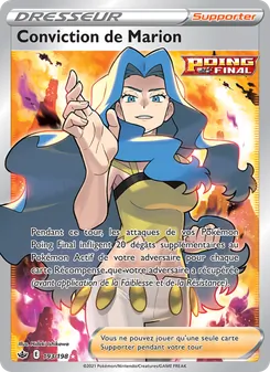 Carte Pokémon Conviction de Marion 193 — Règne de Glace
