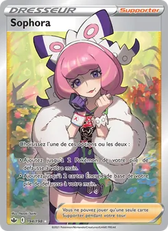 Carte Pokémon Sophora 194 — Règne de Glace