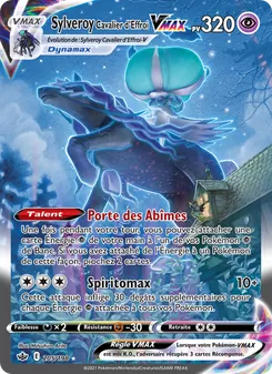 Carte Pokémon Sylveroy Cavalier d'Effroi VMAX 205 — Règne de Glace